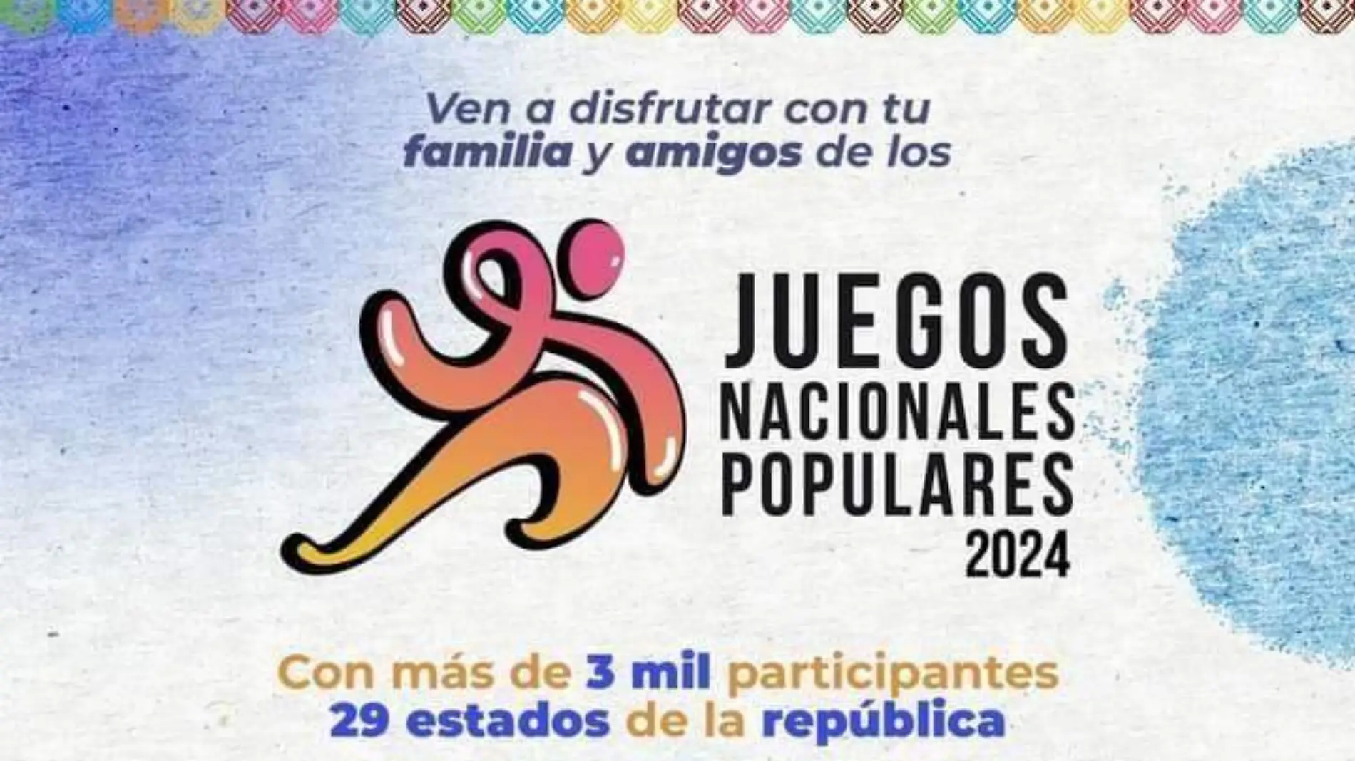 Cartel de los Juegos Nacionales Populares 2024